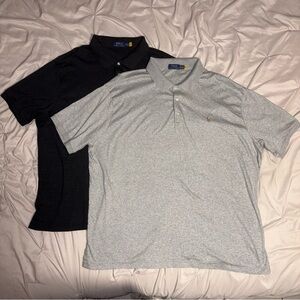 POLO RALPH LAUREN Lot Of 2 Mens 4XB Classic Fit Polo Gray Flesh Pony Soft Cotton
